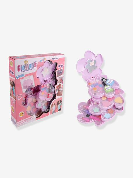 Gloways flower 4-tier make-up gift set rose 
