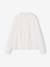 Blouse for girls ecru 