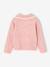 Romantic collar jumper for girls blush 