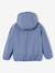 Reversible hooded jacket for boys fir green+grey blue 