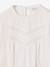 Blouse for girls ecru 