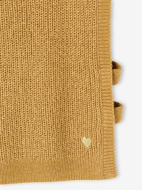 Fancy Sleeveless Jumper for Girls navy blue+olive 