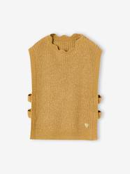-Fancy Sleeveless Jumper for Girls