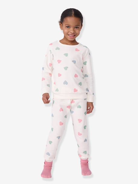 Pyjamas hearts for kids by PETIT BATEAU white 