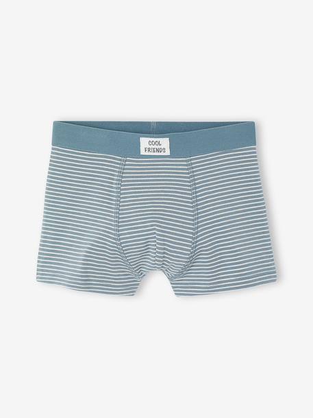 Pack of 5 boxers for boys beige 