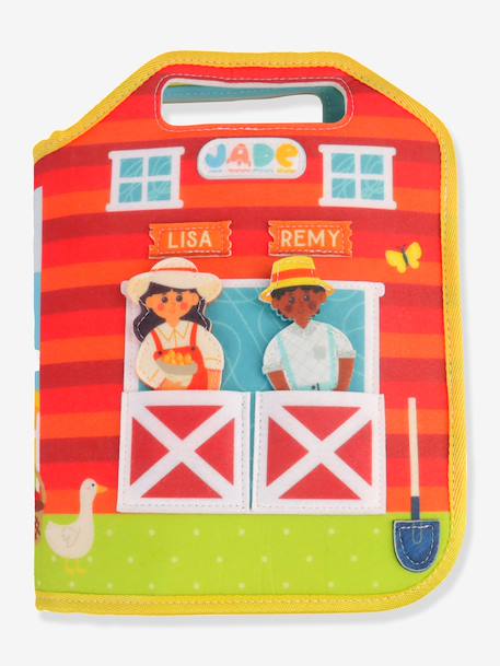 Farm activity book J.A.D.E Montessori multicoloured 