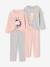 Pack of 2 pyjamas for girls rosy 