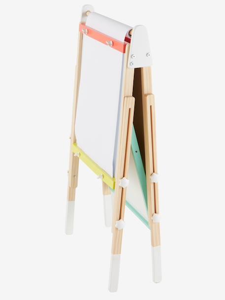 3-in-1 Foldable Board, Adjustable Height  - Wood FSC®100% Certified PINK MEDIUM SOLID+white+Wood/Multi 