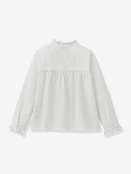 Long-sleeved blouse by CYRILLUS ecru 