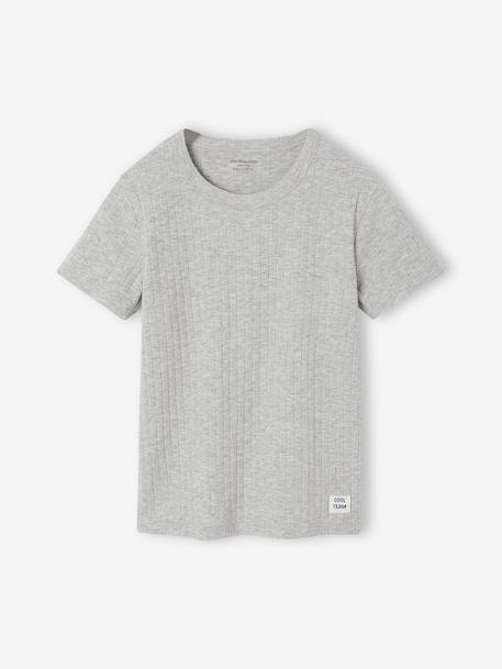 Pack of 3 short-sleeved T-shirts for boys sky blue 