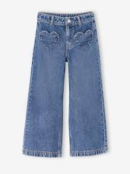 -Wide-leg jeans for girls