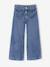 Wide-leg jeans for girls brut denim+medium blue 