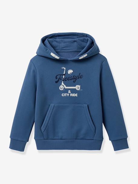 Hooded sweatshirt by CYRILLUS blue 