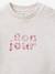 Sweatshirt for baby Bon jour by CYRILLUS rose 