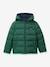 Reversible puffer jacket by CYRILLUS fir green 