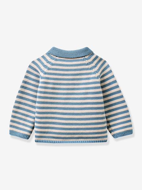 Striped sailor newborn set by CYRILLUS striped blue 