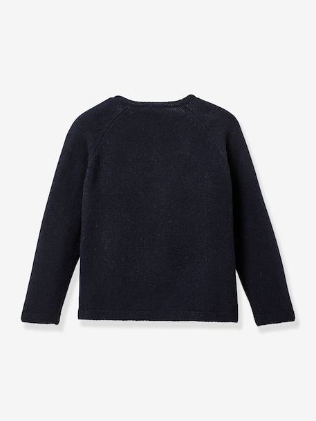Cable cardigan by CYRILLUS navy blue 