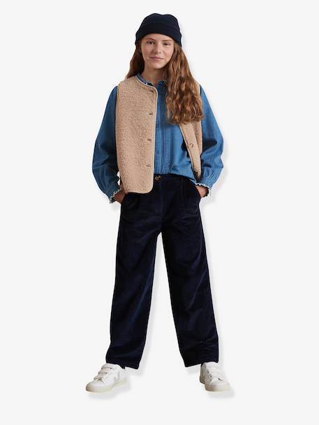 Wide-leg trousers by CYRILLUS red 