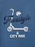 Printed long-sleeved T-shirt by CYRILLUS grey blue 