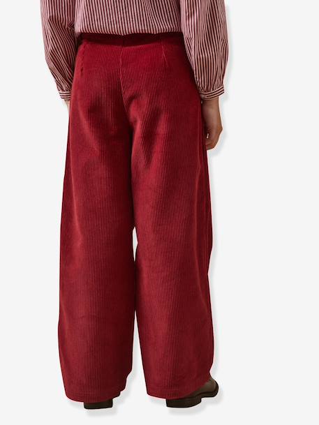 Wide-leg trousers by CYRILLUS red 