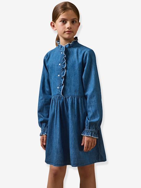 Long-sleeved dress by CYRILLUS stone 
