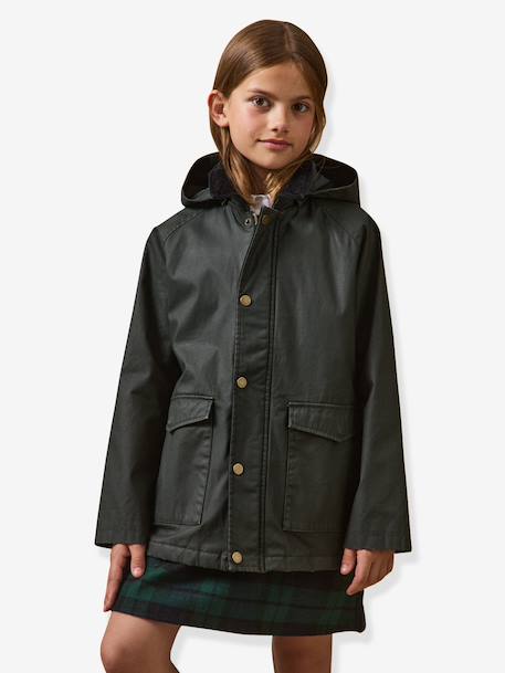 Quilted coat by CYRILLUS navy blue 