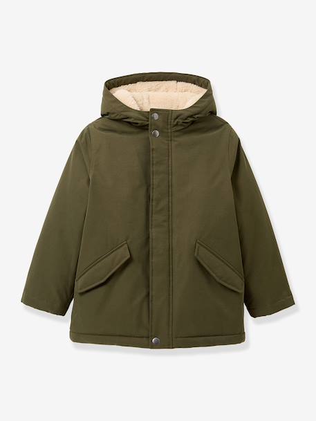 CYRILLUS Sherpa parka by CYRILLUS khaki 