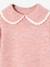 Romantic collar jumper for girls blush 