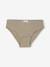 Pack of 5 briefs for girls beige 