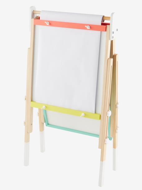 3-in-1 Foldable Board, Adjustable Height  - Wood FSC®100% Certified PINK MEDIUM SOLID+white+Wood/Multi 
