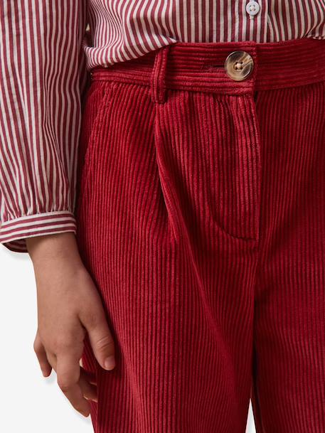 Wide-leg trousers by CYRILLUS red 