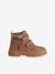 Touch-fastening boots for boys brown 