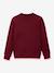 Crew neck sweatshirt by CYRILLUS bordeaux red 