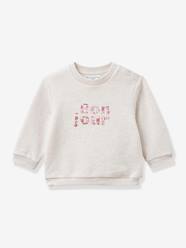 Sweatshirt for baby Bon jour by CYRILLUS -Sweatshirt for baby Bon jour by CYRILLUS