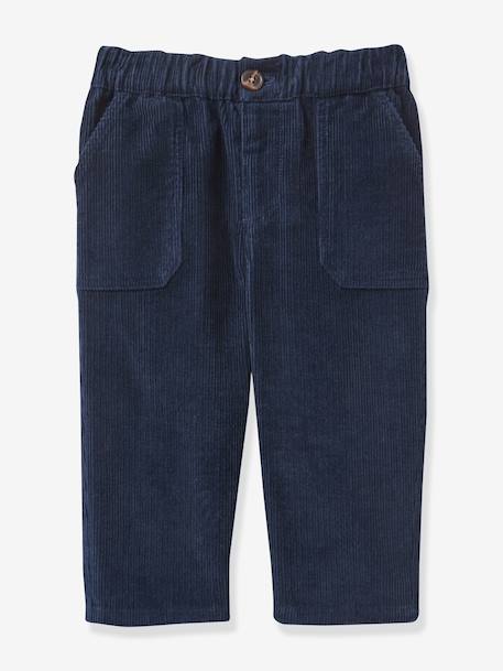 Trousers for baby by CYRILLUS navy blue 