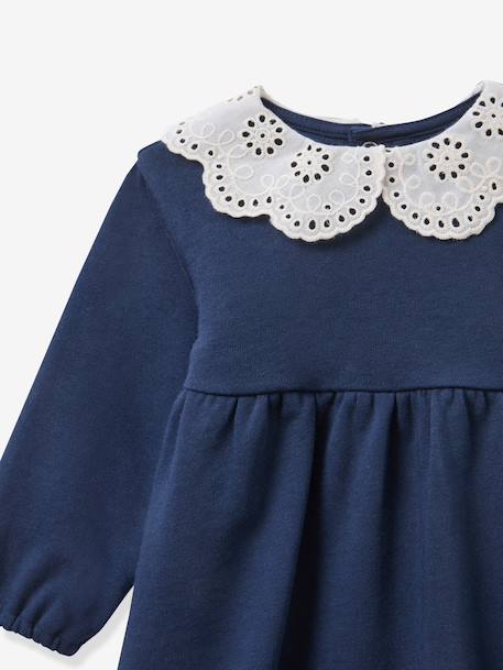 Fleece dress by CYRILLUS navy blue 