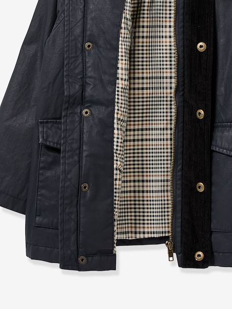 Hunting jacket by CYRILLUS navy blue 