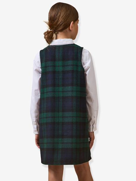 Checked dress by CYRILLUS green 