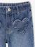 Wide-leg jeans for girls brut denim+medium blue 