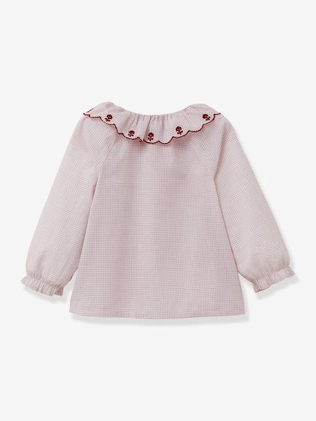 Checked blouse by CYRILLUS red 
