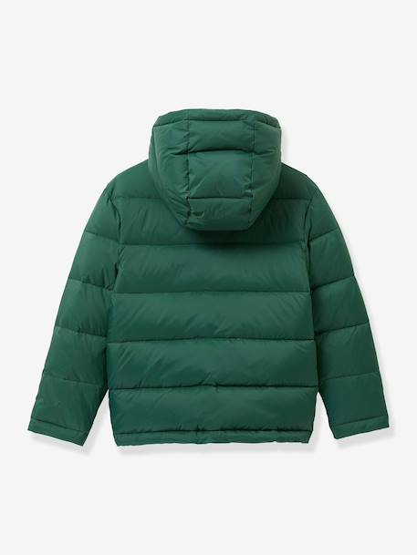 Reversible puffer jacket by CYRILLUS fir green 