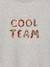 Sweatshirt Cool Team for girls by CYRILLUS grey 