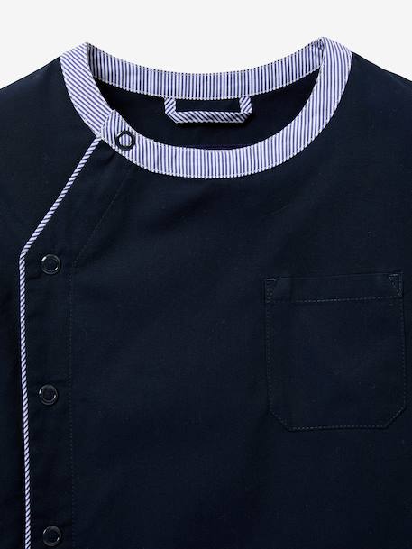 Plain apron by CYRILLUS navy blue 