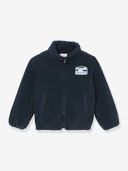 -Zip-up sherpa sweatshirt by CYRILLUS 