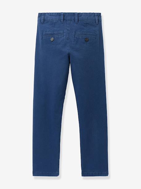Chino trousers by CYRILLUS grey blue 