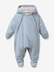 -Gingham pramsuit by CYRILLUS