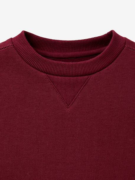 Crew neck sweatshirt by CYRILLUS bordeaux red 