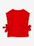 Sleeveless jumper for girls red 