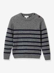 -Striped knit jumper by CYRILLUS 