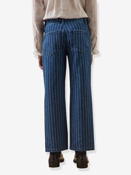 Striped trousers by CYRILLUS navy blue 